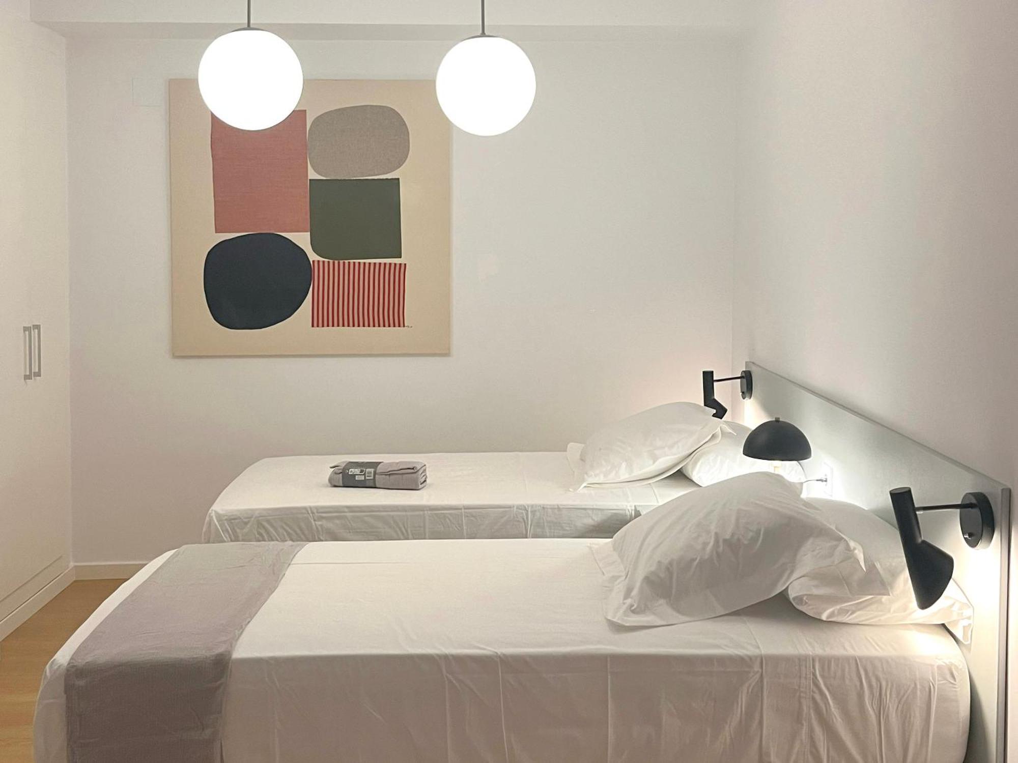 Stylish Well-Connected Beachfront Flat Valencia Eksteriør bilde
