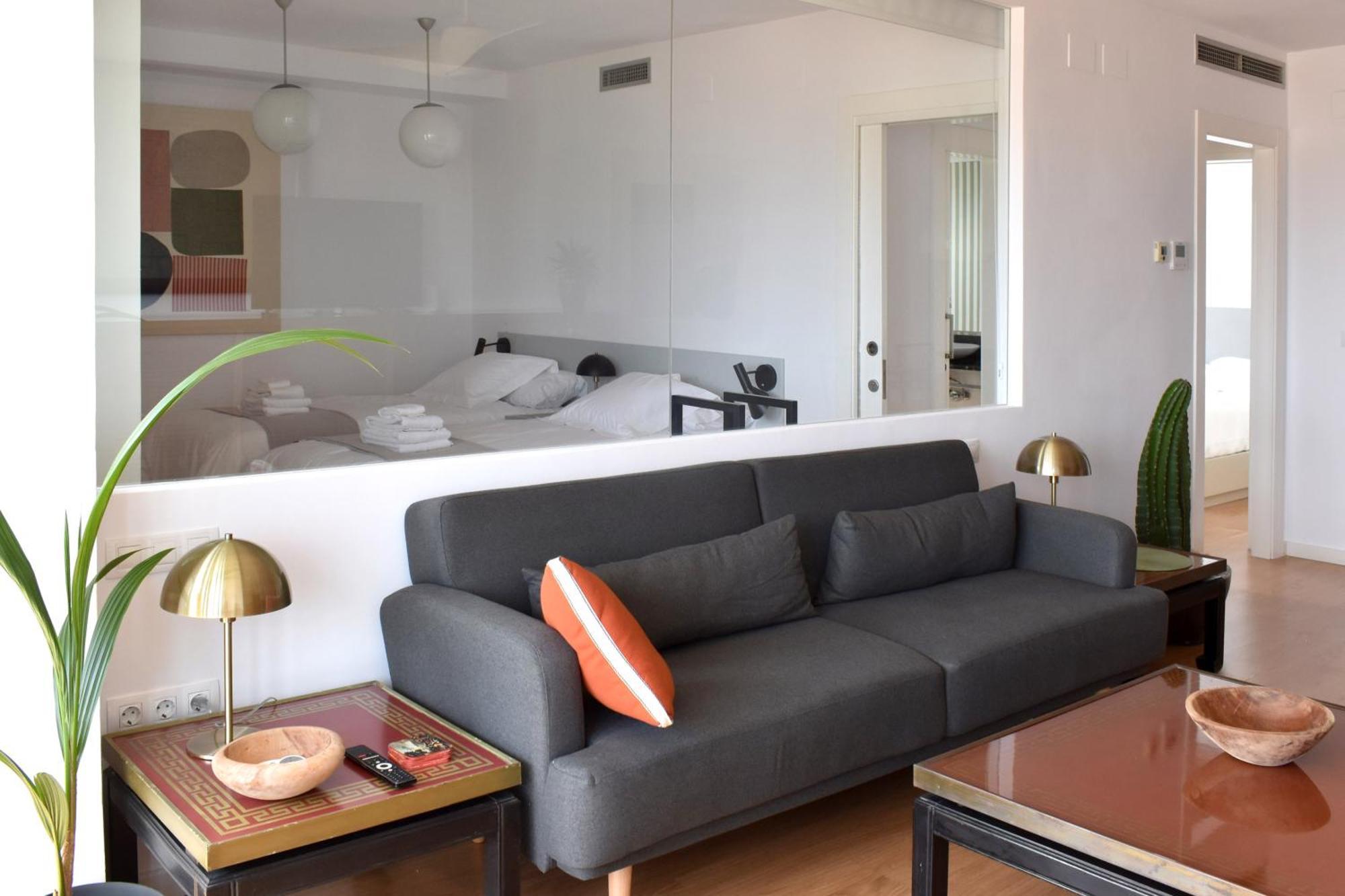Stylish Well-Connected Beachfront Flat Valencia Eksteriør bilde