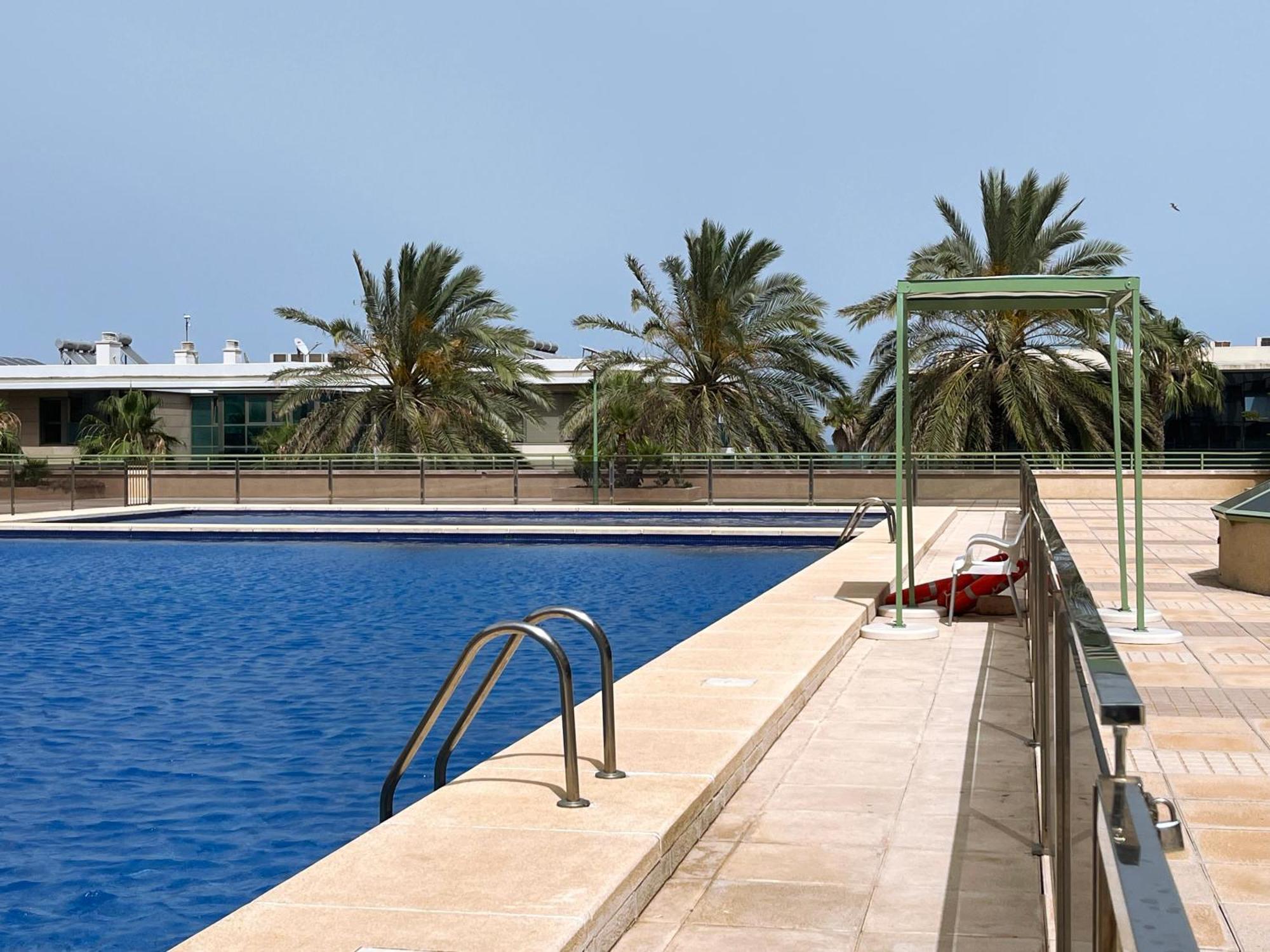 Stylish Well-Connected Beachfront Flat Valencia Eksteriør bilde